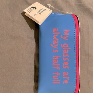 Brand New Blue and Pink Spectacles Case with Zipper